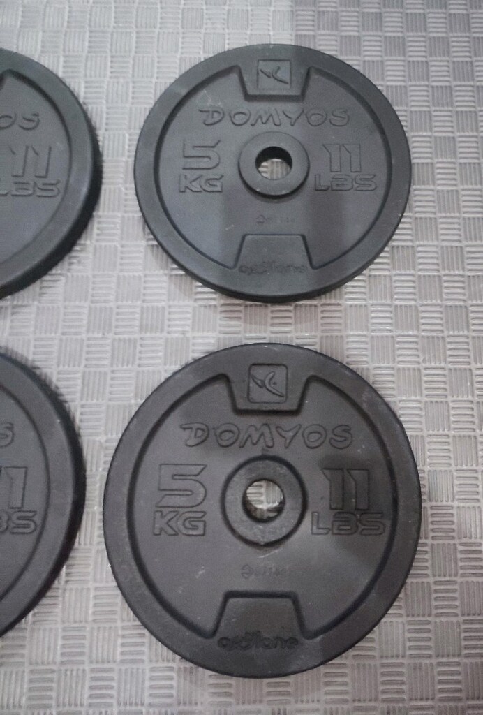 Decathlon 4x5 Kg Demir Döküm Ağırlık Set - 6