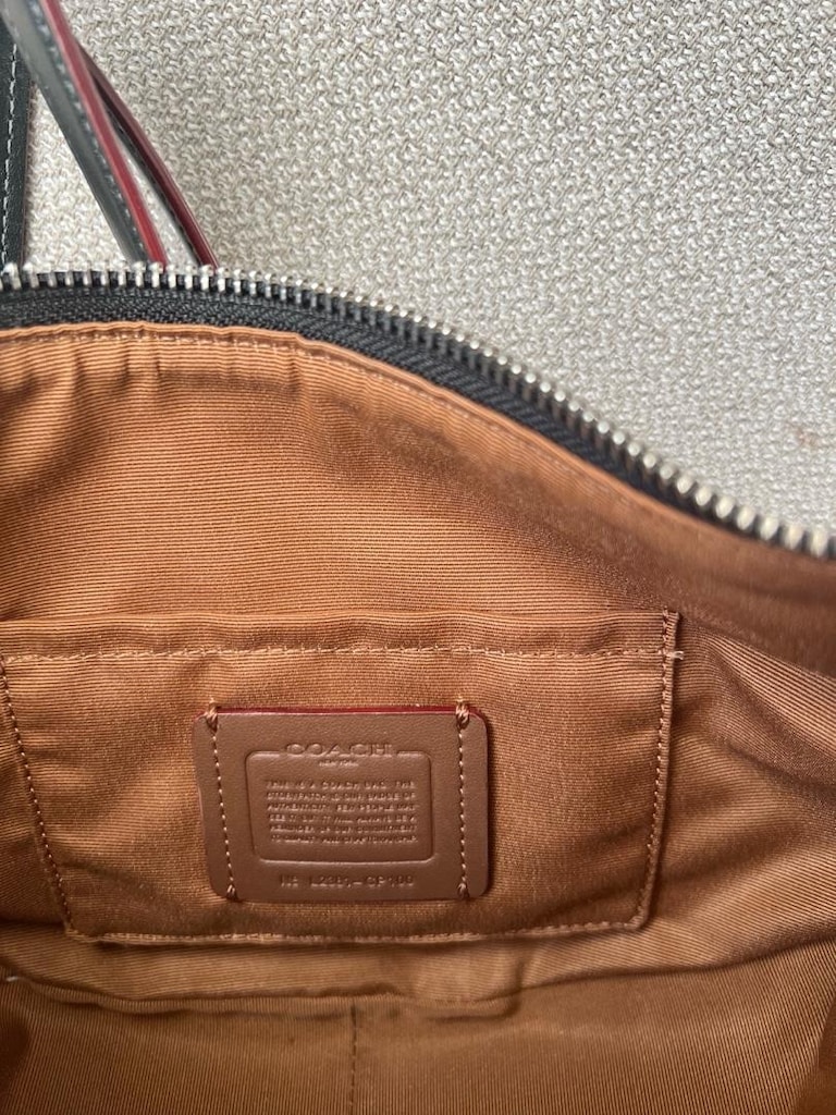 Coach Aria Signature Denim Shoulder Bag - 3