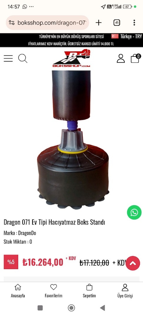 DRAGON BOKS STANDI SIFIRI 16 BİN TL TEMİZ SORUNSUZ ÇİZİKSİZ SIFIR - 7