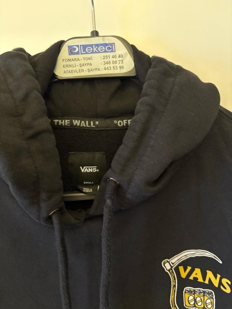 Vans Marka Kapüşonlu Sweatshirt S Beden - 3