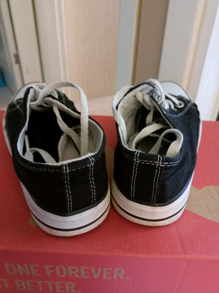 siyah Converse ayakkabı - 4