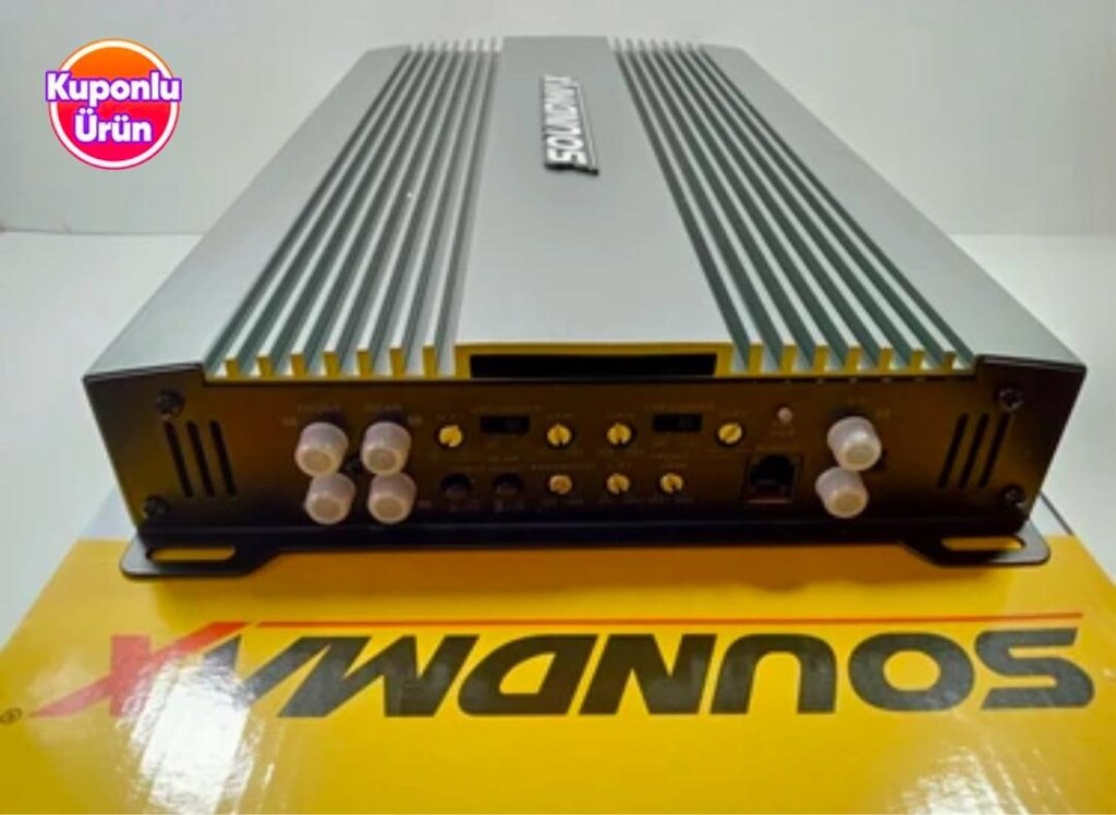 SIFIR SOUNDMAX 5500 W 5 KANAL 5.80 RMS BAS KONTROLLÜ OTO ANFİLER - 2