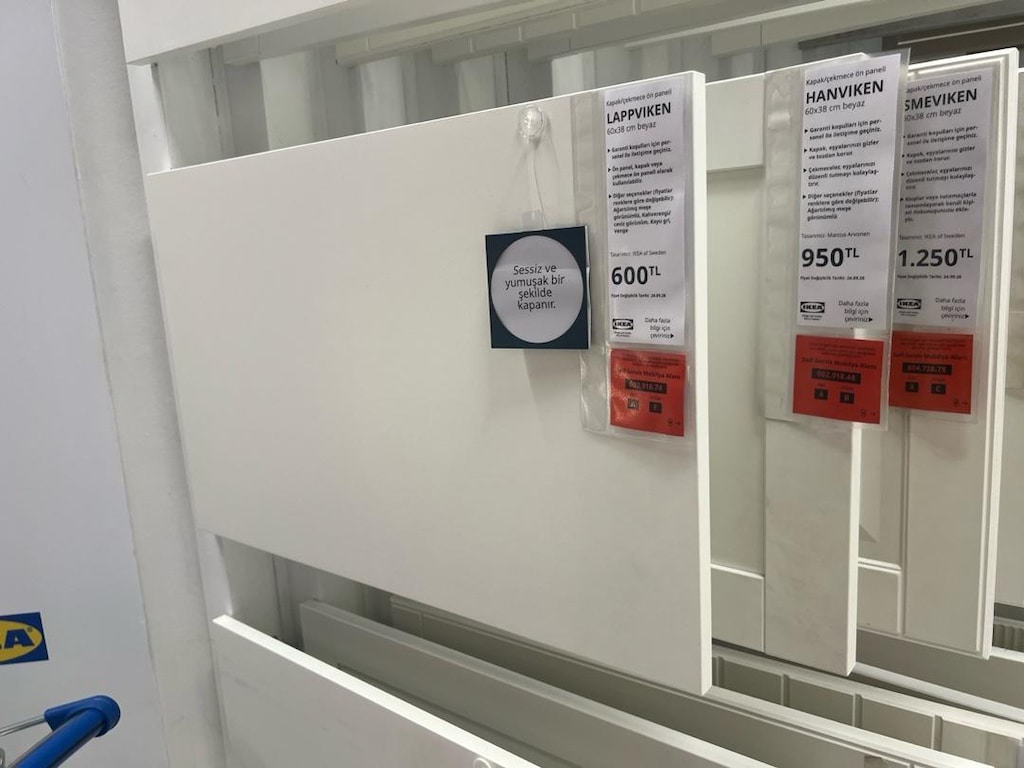 Ikea Besta 60*40*38 beyaz asma dolap - 8