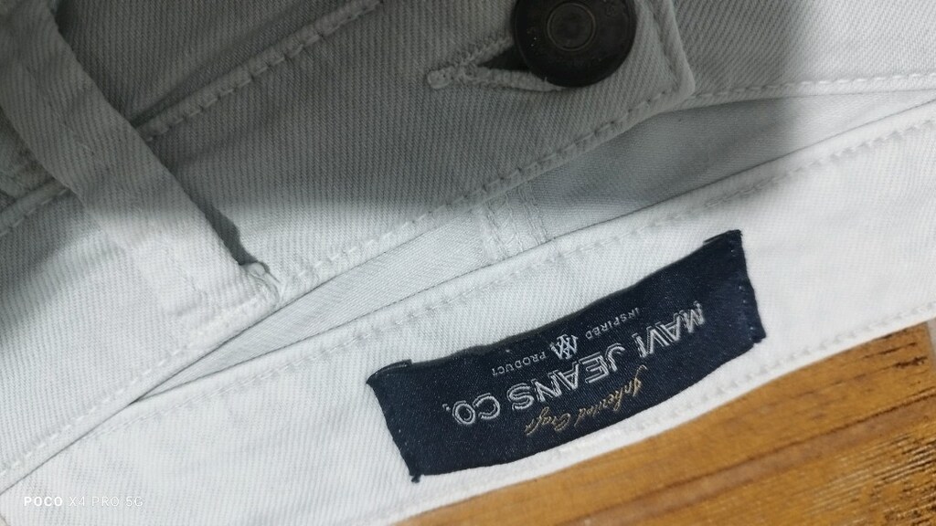 #Mavi Jeans kot pantolon..Gümüş renk..Piyasası pahalıdır. - 4