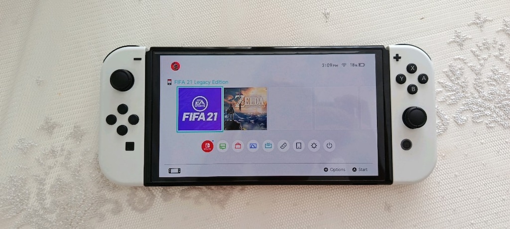 Nintendo Switch OLED 64 GB | FIFA 21 + Zelda | Kutulu | Sıfır Ayarında - 4