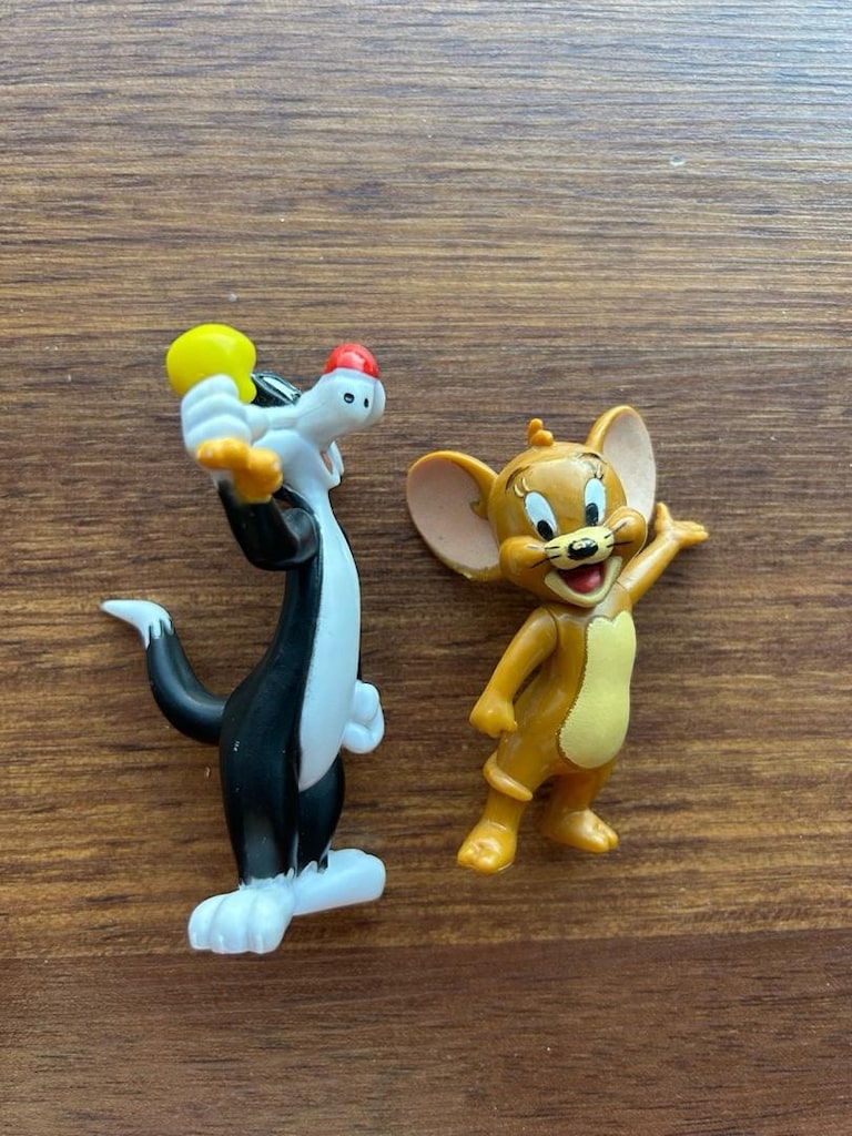 Fare Tom ve Sylvester figür Oyuncak - 8