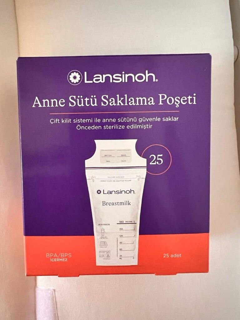 Giyilebilir Göğüs pompası tekli, anne sütü saklama poşeti 25 adet - 2