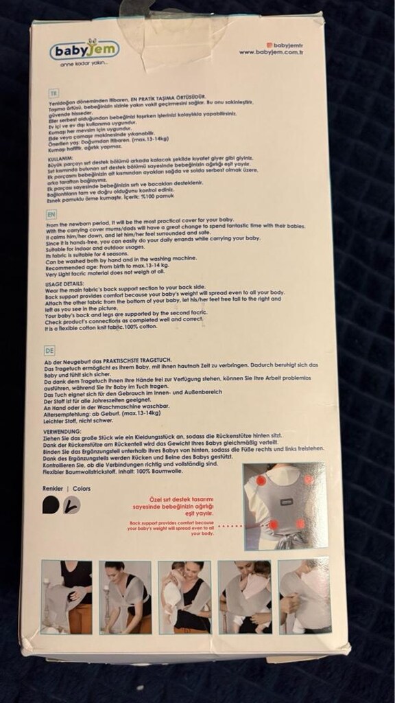 bebek taşıma örtüsü - 2