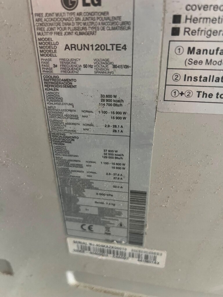 LG yüksek statik klima - 3