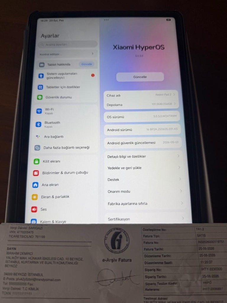 REDMİ PAD2 8 RAM 256 GB HAFIZA 90HZ 22 AY GARANTİLİ - 2