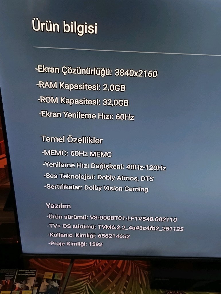 TCL 55Q7DPROGTV 55inc 139cm QD-Miniled 4K UHD Google TV,Uydu Alıcılı - 6