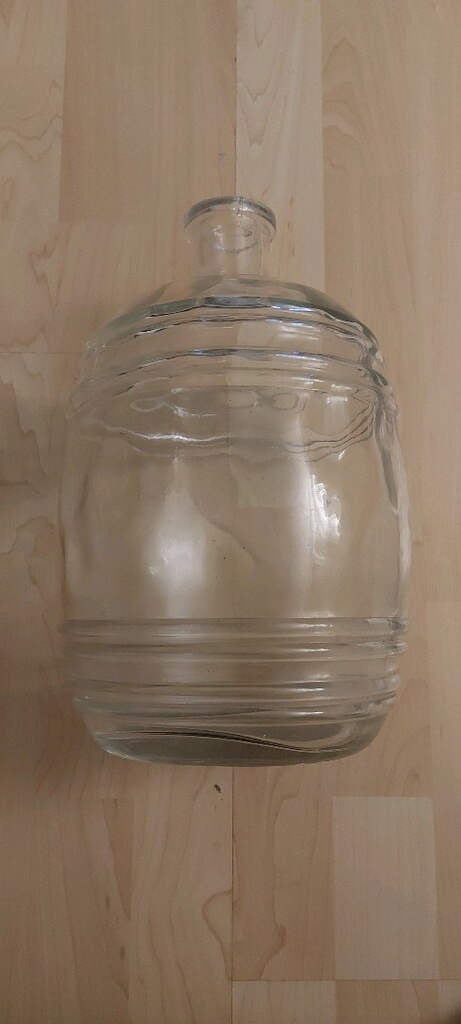 Yaklaşık 5 litre cam şişe - 3