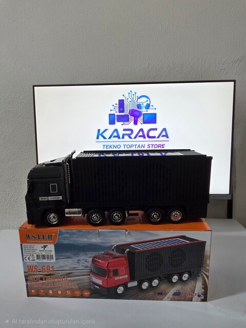 WSTER WS-691 GÜNEŞ ENERJİLİ TIR HOPARLÖR (BLACK EDITION)