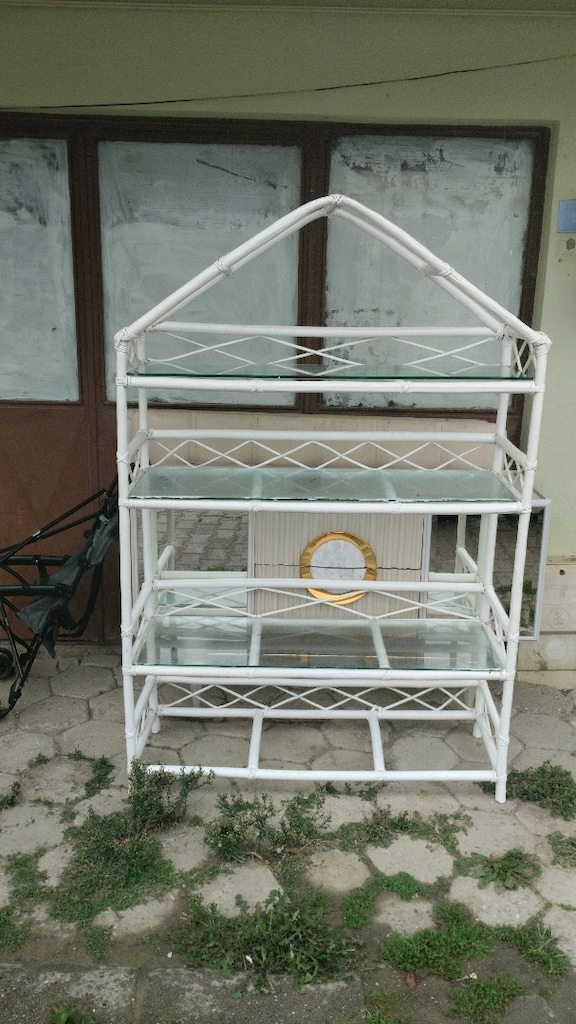 bambu kitaplık ,dekoratif raf - 2