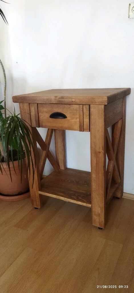 RUSTİK AHŞAP BANYO DOLABI - 3