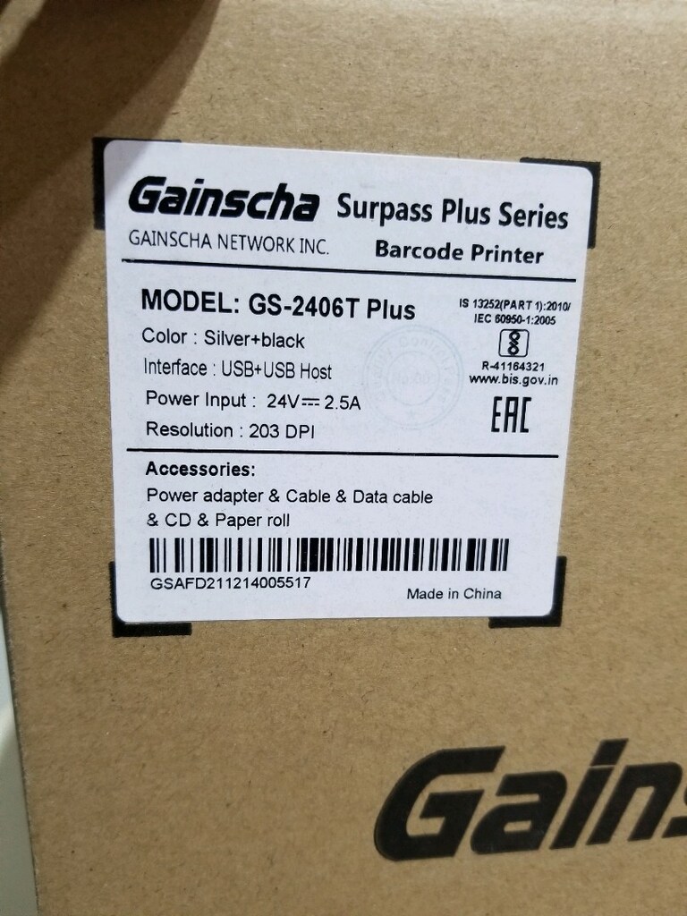 Gainscha etiket yazıcı - 4