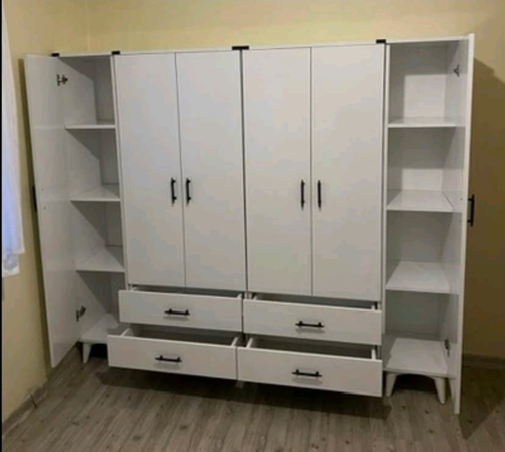 **DAHA UCUZU YOK** ÜCRETSİZ KURULUM KAPIDA ÖDEME GARDROP ELBİSE DOLABI - 2