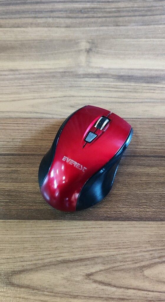 Everest Sm-245r Nano Optik Kırmızı/Siyah Kablosuz Mouse - 7