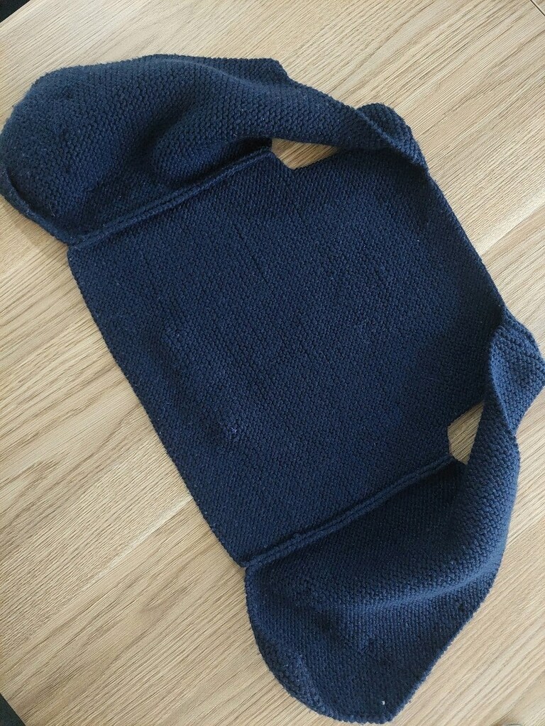 Çocuk el örme akrilik triko hırka-yelek - 5