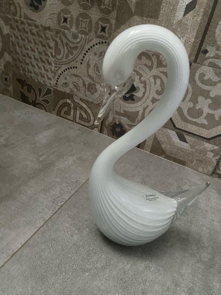 Paşabahçe Murano kuğu biblo - 4