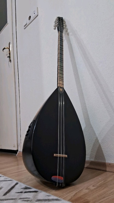 Kısa Sap Gitar Burgulu Bağlama +Kılıf - 3