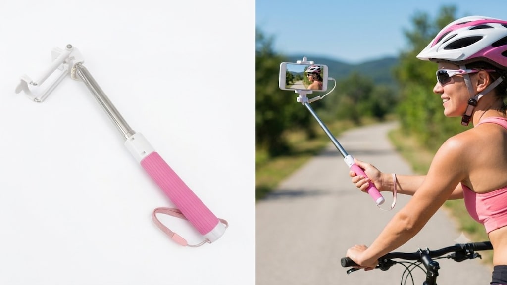 Kablolu Selfie Çubuğu (3.5mm AUX Girişli)
