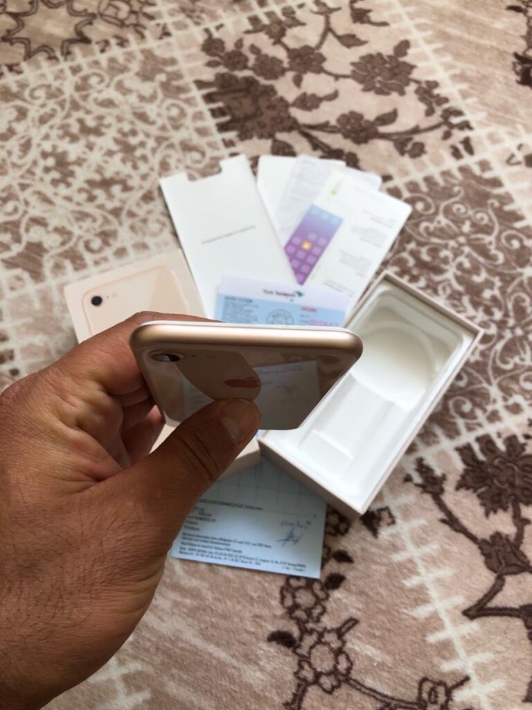 Fatura kutu ve aksesuar var pil100 Rose gold - 2