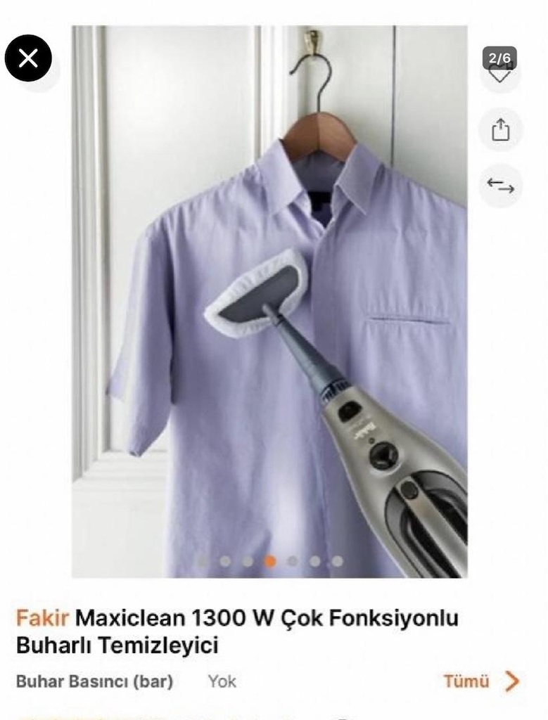 fakir buharlı mop temizleyici - 5