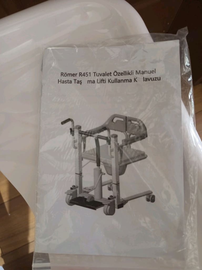 manuel tuvalet klozetli taşıma lifti - 4