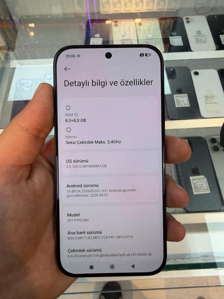 Pocco x8 pro YD 8+8 512 GB HAFIZA 1 AYLIK NOKTA HATASIZ ŞARJ ALETİ - 6