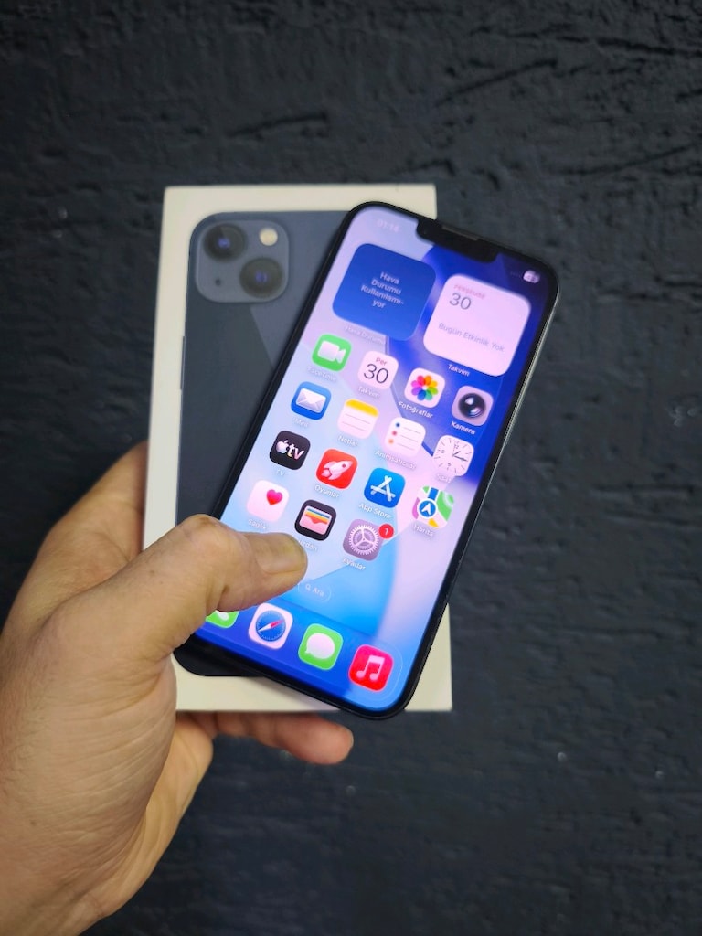 YURTİÇİ İPHONE 13 128 GB TERTEMİZ - 2