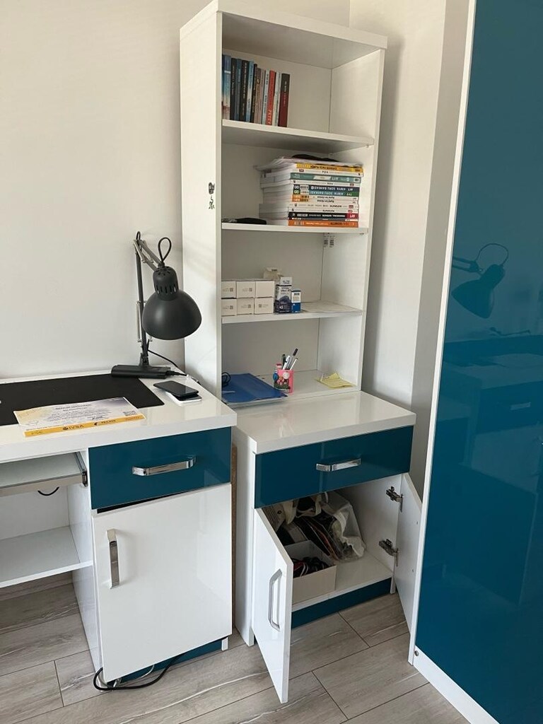 3 KAPAKLI GARDIROP ,ÇALIŞMA MASASI, KİTAPLIK - 3