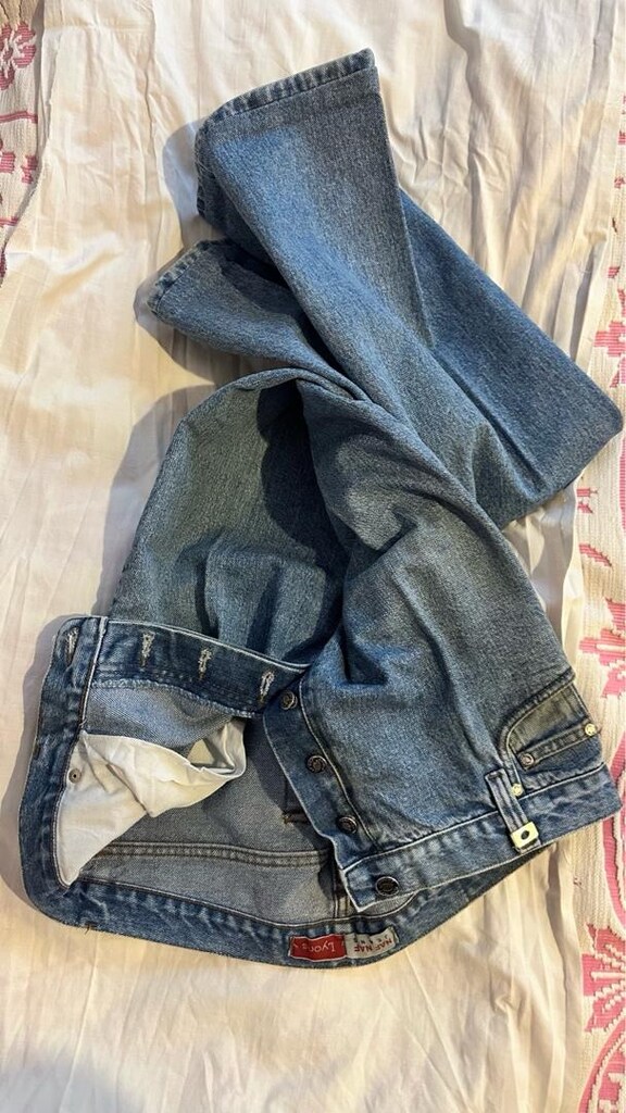 VINTAGE NAF NAF JEANS PANTOLON (W36 L34) - 3