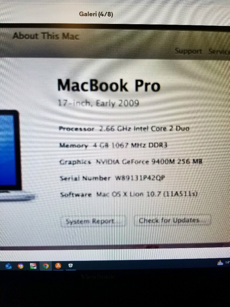 Apple Macbook Pro A1297/ 17" Seri LCD COVER EKRAN TÜM PARÇALAR Arızalı - 5