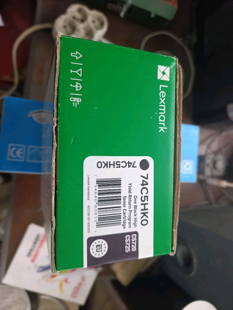 Lexmark 74C5HK0 Orijinal Siyah Toner CS720 CS725 Sıfır - 2