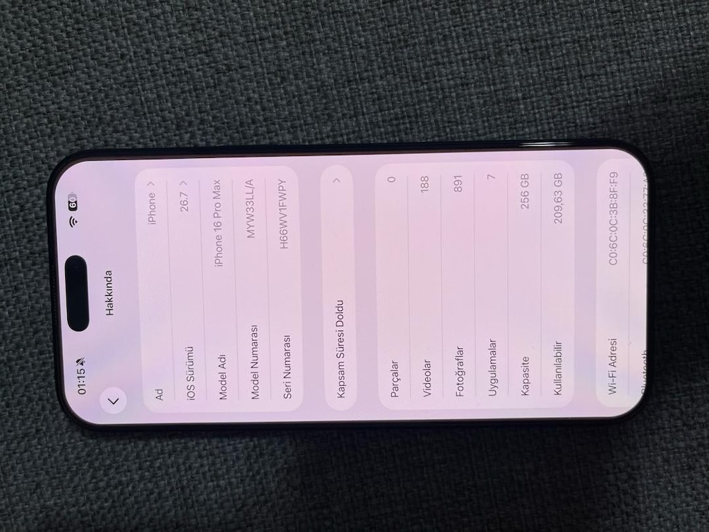İPHONE 16 PRO MAX (PİL 100 DEVİR 16) - 7