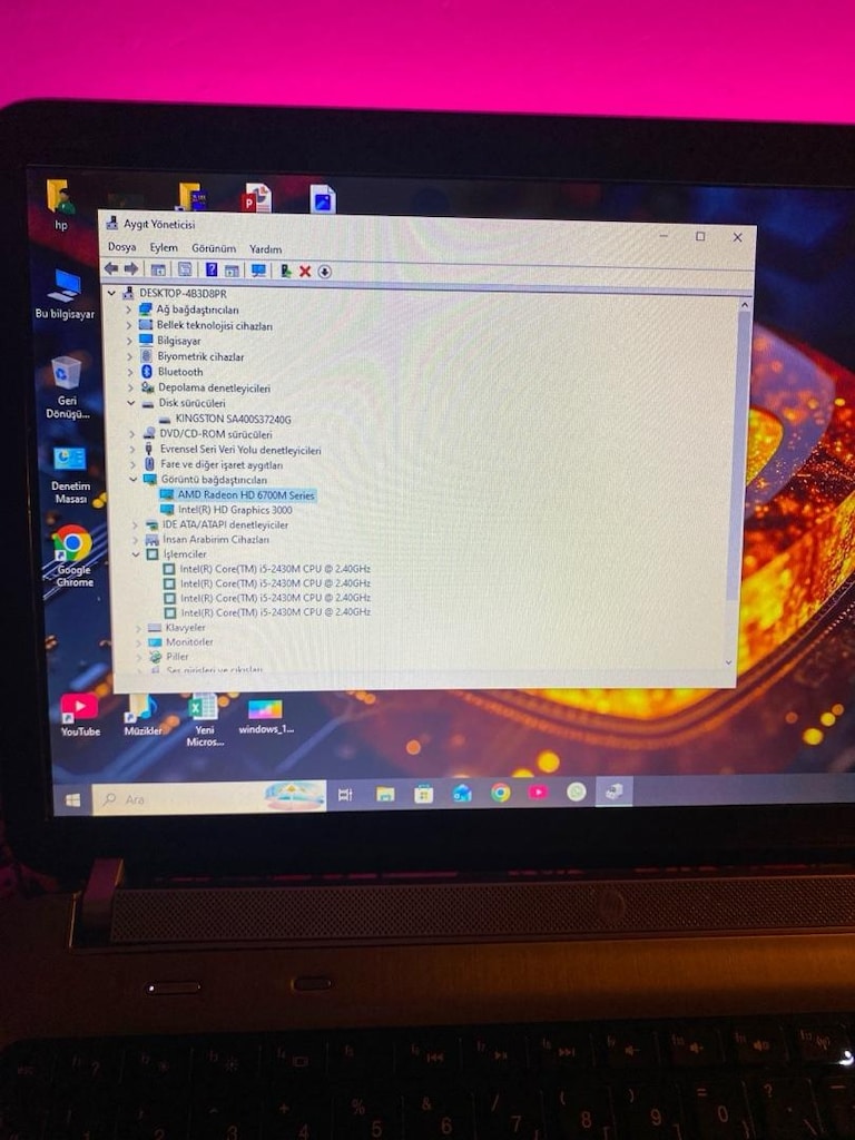 HP - İ5-8 GB RAM -256 GB SSD LAPTOP - 3