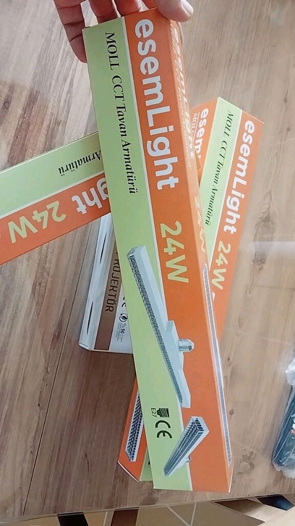 24 W tavan Armatüerü Led lamba 1 adet - 2