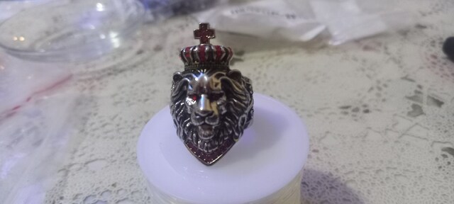 ASLAN YÜZÜK RETRO TAS