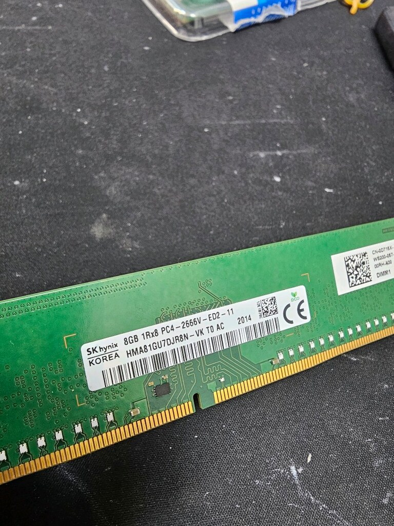 SK hynix 8gb ED2 DDR4 2666V Server Sunucu Ram Orijinal Dell T40 3620 - 3