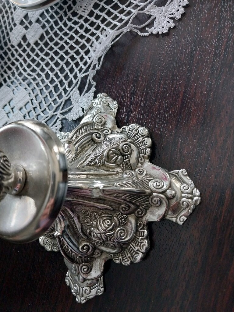 VIntagr Gümüş Kaplama Samdan Takını 2li - 4