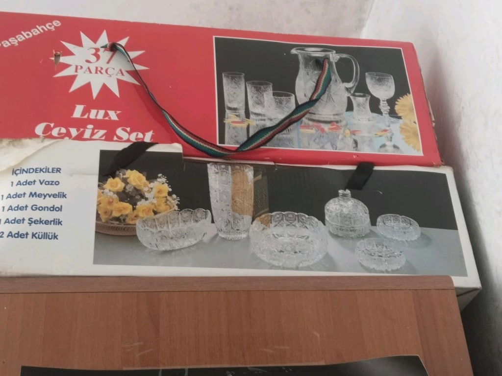 Paşabahçe 37 parça kristal takimi - 4