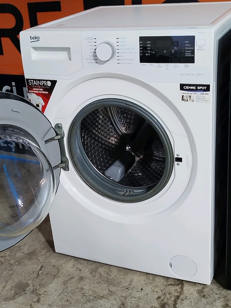 BEKO 9 KG ÇAMAŞIR MAKİNESİ İZMİR İÇİ 3 AY GARANTİMİZ VARDIR - 8
