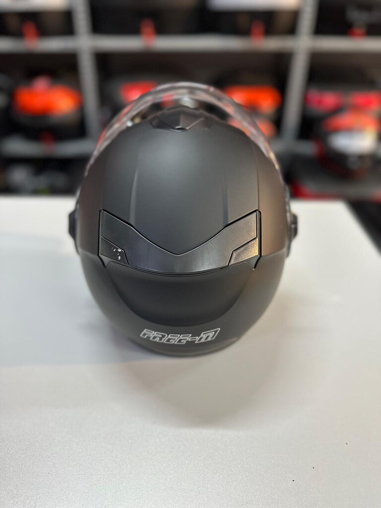 MOTORCU KASKI FREEM FR-665 BELGELİ GÜNEŞ VİZÖRLÜ SİYAH - 2