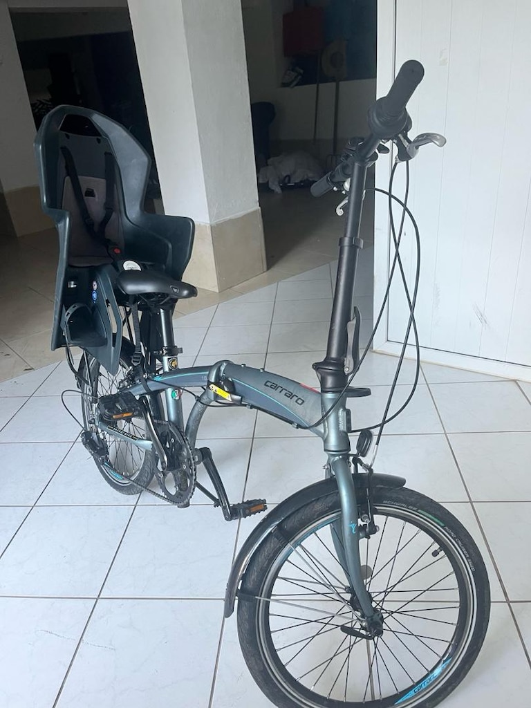 CARRARO FLEXI 106 KATLANIR BİSİKLET + ÇOCUK KOLTUĞU - 5