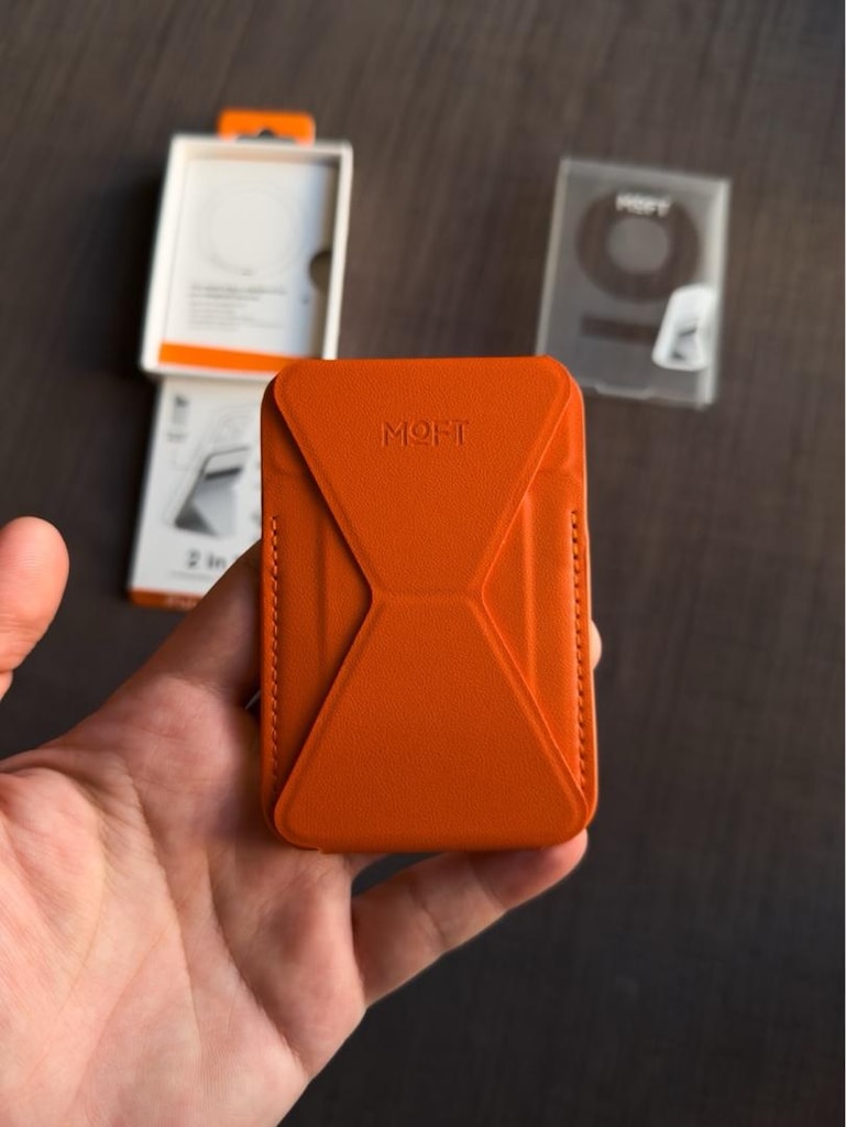 Orijinal Moft Magsafe Cüzdan Kartlık Turuncu - 2