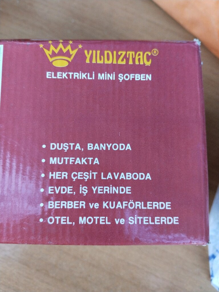YENİ KUTUSUNDA YILDIZTAÇ MARKA ELEKTRİKLİ MİNİ ŞOFBEN - 5