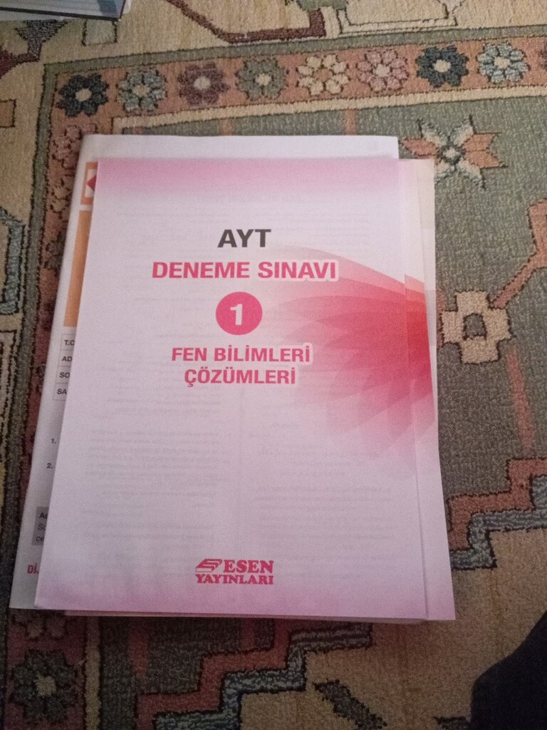 ayt deneme sınavı 6 adet