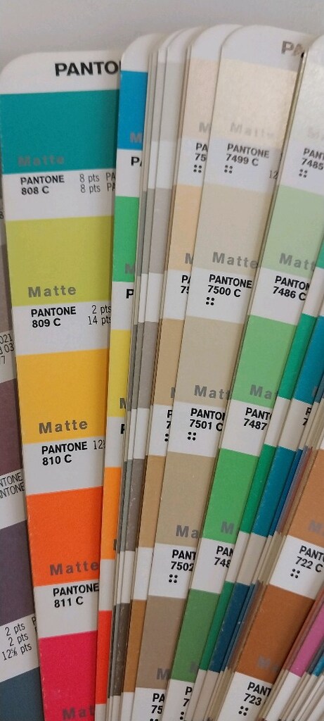 Pantone katalogu Coated Mat - 3