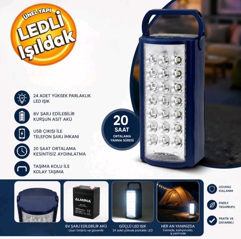 Ledli ışıldak - 2